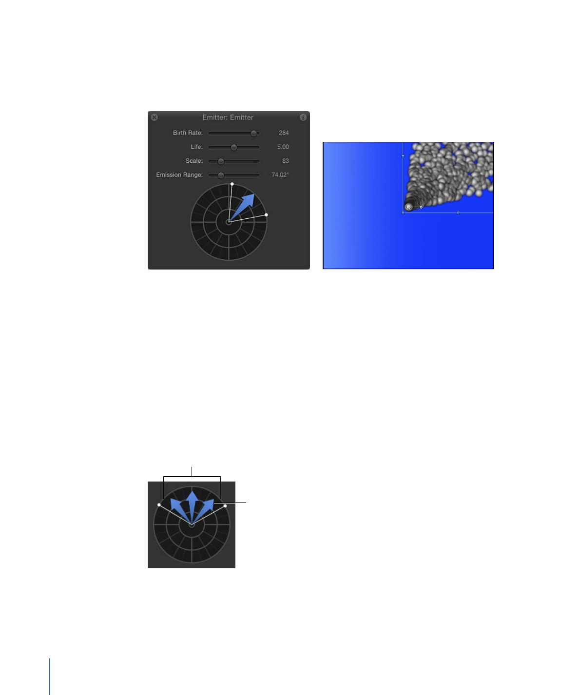 Emitter HUD Parameters - Motion 5