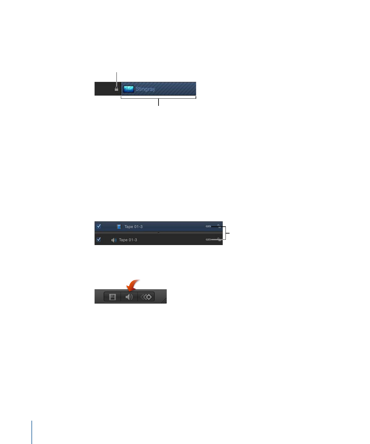 锁定时间线轨道- Motion 5