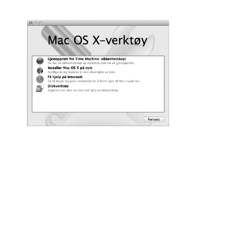 Reparere, gjenopprette eller installere Mac OS X-programvare på nytt - iMac